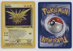 Zapdos Holo Pokemon Fossil #15 1999 - Image 3
