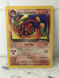 Pokemon - Dark Charmeleon - Team Rocket - W Stamp 32/82 WOTC - Image 1