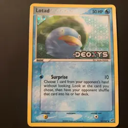 Pokemon Lotad 35/107 Reverse Holo EX Deoxys LP-MP - Image 1