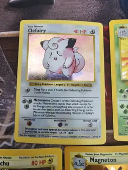 Pokemon Vintage WOTC Holo Lot Of 5 Base Set / Shadowless Clefairy / Unlimited - Image 2