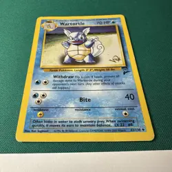 Pokemon TCG Wartortle #63/130 BASE SET 2 | WOTC Stamp - Image 4