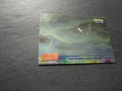 1999 Topps Pokemon the First Movie Future Looks Bright Silver Foil #41 Blue Logo - Image 1