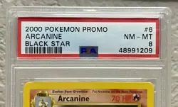 2000 Pokemon Black Star Promo #6 PSA 8 FREE SHIPPING - Image 3