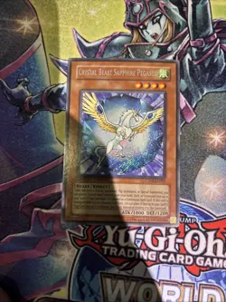 (EY) Yu-Gi-Oh! Limited Crystal Beast Sapphire Pegasus CT04-EN002 Secret VLP - Image 1