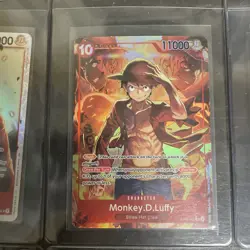 One Piece Monkey.D.Luffy Card Lot Of 9 Cards Total In Excellent Condition - Image 3
