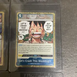 One Piece Monkey.D.Luffy Card Lot Of 9 Cards Total In Excellent Condition - Image 5