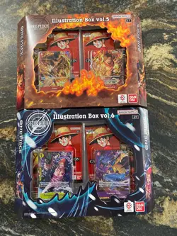 One Piece Illustration Box Vol 5 + Vol 6 Lot Set Of 2 Sealed QTY PRB-02 OP-13 E - Image 1