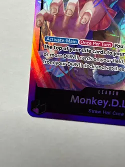 Monkey.D.Luffy ST18 OP05-060 Leader PURPLE Starter Deck Foil MINT - Image 4