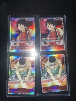 One Piece Super Pre-Release LIFFY START DECK FOIL LOT - Image 1