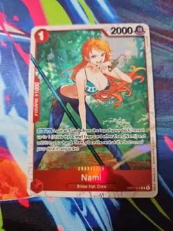 Nami - OP01-016 - Rare - ST10 Alt Art - English - Near Mint - One Piece CCG - Image 1