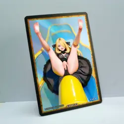 CYNTHIA Waifu Anime Card LIMITED 1/1 Custom TCG Holo Goddess Story ACG T13564 - Image 2