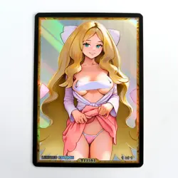 CAITLIN Waifu Anime Card LIMITED 1/1 Custom TCG Holo Goddess Story ACG T13561 - Image 1