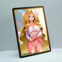 CAITLIN Waifu Anime Card LIMITED 1/1 Custom TCG Holo Goddess Story ACG T13561 - Image 2