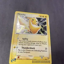 Pikachu #012 Holo Black Star Promo Card Vintage LP Pokemon TCG - Image 3