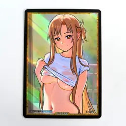 ASUNA Waifu Anime Card LIMITED 1/1 Custom TCG Holo Goddess Story ACG T13555 - Image 1