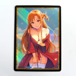 ASUNA Waifu Anime Card LIMITED 1/1 Custom TCG Holo Goddess Story ACG T13554 - Image 1