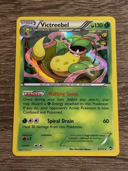 Victreebel 3/111 - Pokemon XY Furious Fists Holo Rare Card 2014 Great Condition - Image 1