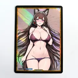 AMAGI Waifu Anime Card LIMITED 1/1 Custom TCG Holo Goddess Story ACG T13547 - Image 1