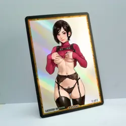 ADA WONG Waifu Anime Card LIMITED 1/1 Custom TCG Holo Goddess Story ACG T13542 - Image 2