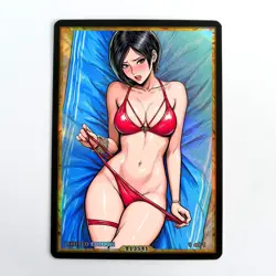 ADA WONG Waifu Anime Card LIMITED 1/1 Custom TCG Holo Goddess Story ACG T13541 - Image 1