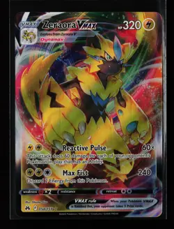 Zeraora VMAX 054/159 Ultra Rare Crown Zenith Pokemon Card - Image 1