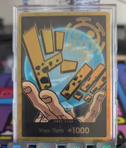 DON!! Card (Trafalgar Law) (Gold) Premium Booster -The Best- Foil - Image 1