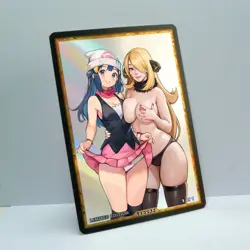 CYNTHIA DAWN Waifu Anime Card LIMITED 1/1 Custom TCG Holo T13532 - Image 2
