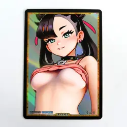 MARNIE Waifu Anime Card LIMITED 1/1 Custom TCG Holo Goddess Story ACG T13527 - Image 1