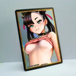 MARNIE Waifu Anime Card LIMITED 1/1 Custom TCG Holo Goddess Story ACG T13527 - Image 2