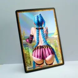 JINX Waifu Anime Card LIMITED 1/1 Custom TCG Holo Goddess Story ACG T13525 - Image 2