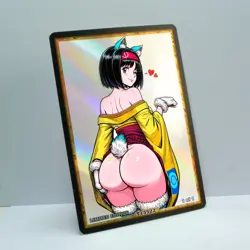 ERIKA Waifu Anime Card LIMITED 1/1 Custom TCG Holo Goddess Story ACG T13522 - Image 2