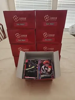GUNDAM CARD GAME: Dual Impact 9 Booster Boxes GD02 Bulk - NO ALTs, LRs, or LR+ - Image 1