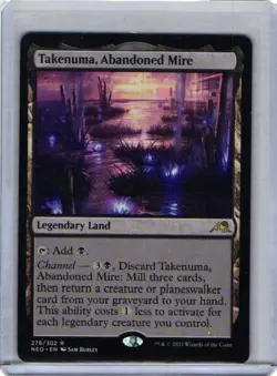 MTG Takenuma, Abandoned Mire - Kamigawa: Neon Dynasty (NEO) NM 278 - Image 1
