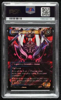 Borderless Surge Foil Emet-Selch Unsundered Hades Sorcerer of Eld Magic PSA 9 - Image 2