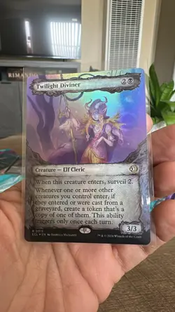 Twilight Diviner 315 Showcase Foil MTG Lorwyn Eclipsed Borderless Rare NEW! Mint - Image 1