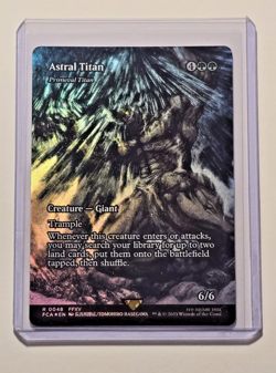 Magic The Gathering Final Fantasy Astral Titan Primeval Titan Showcase Foil - Image 3