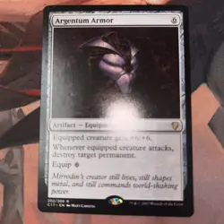Argentum Armor, Commander 2017, NM/LP Magic the Gathering MTG - Image 1