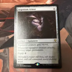 Argentum Armor, Commander 2017, NM/LP Magic the Gathering MTG - Image 2