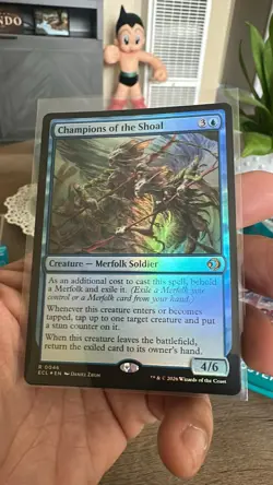 Champions of the Shoal #46 Foil MTG Lorwyn Eclipsed ECL Magic The Gathering Rare - Image 1