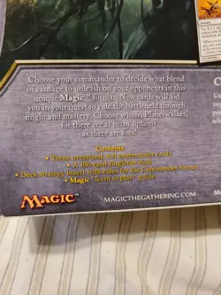 MTG Magic ENGLISH Counterpunch Commander 2011 Deck Factory Sealed SeePics - Image 4