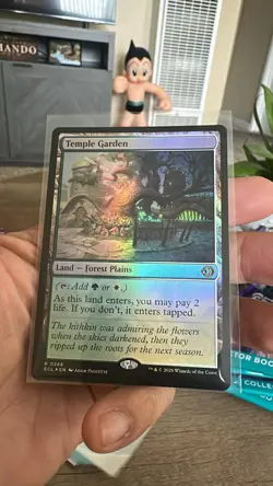 Temple Garden #268 Foil MTG Lorwyn Eclipsed Rare NEW! Mint Magic The Gathering - Image 1