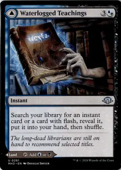 Waterlogged Teachings Modern Horizons 3 Regular NM U 0261 - Image 1