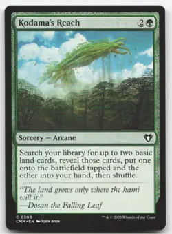 MTG Commander Masters #300 Kodama's Reach NM - Image 1