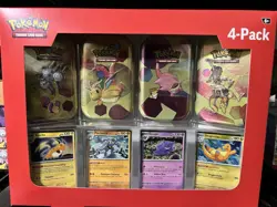 Pokemon TCG Scarlet & Violet 151 Mini Tin 4-Pack Sam's Club **see Discription** - Image 1