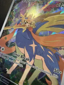 Pokemon TCG Zacian 100/094 IR Illustration Rare Holo Phantasmal Flames -NM - Image 3
