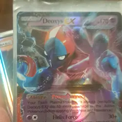 Pokemon TCG Deoxys EX Team Plasma Holo Psychic Type Card English Standard - Image 1