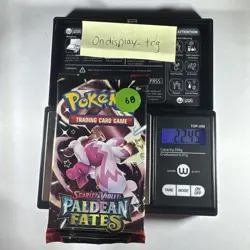 22.45g Paldean Fates Booster Pack Pokemon TCG New Sealed - Image 1