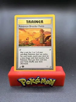 Pokemon Breeder Fields Uncommon Neo Revelation 62/64 NM 1st Edition - Image 1