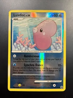 Luvdisc 77/106 Reverse Holo Great Encounters Pokemon TCG NM - Image 1