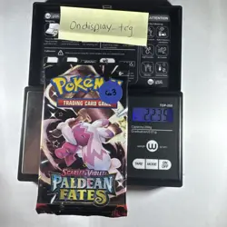 22.35g Paldean Fates Booster Pack Pokemon TCG New Sealed - Image 1